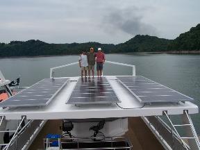 Solar System on House Boat